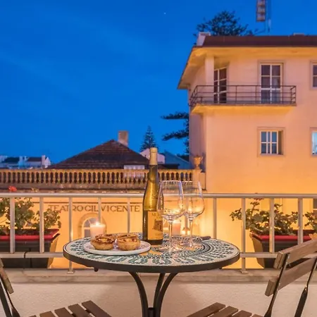 Sea View Wterrace 2 Mins From In Old Town * Cascais